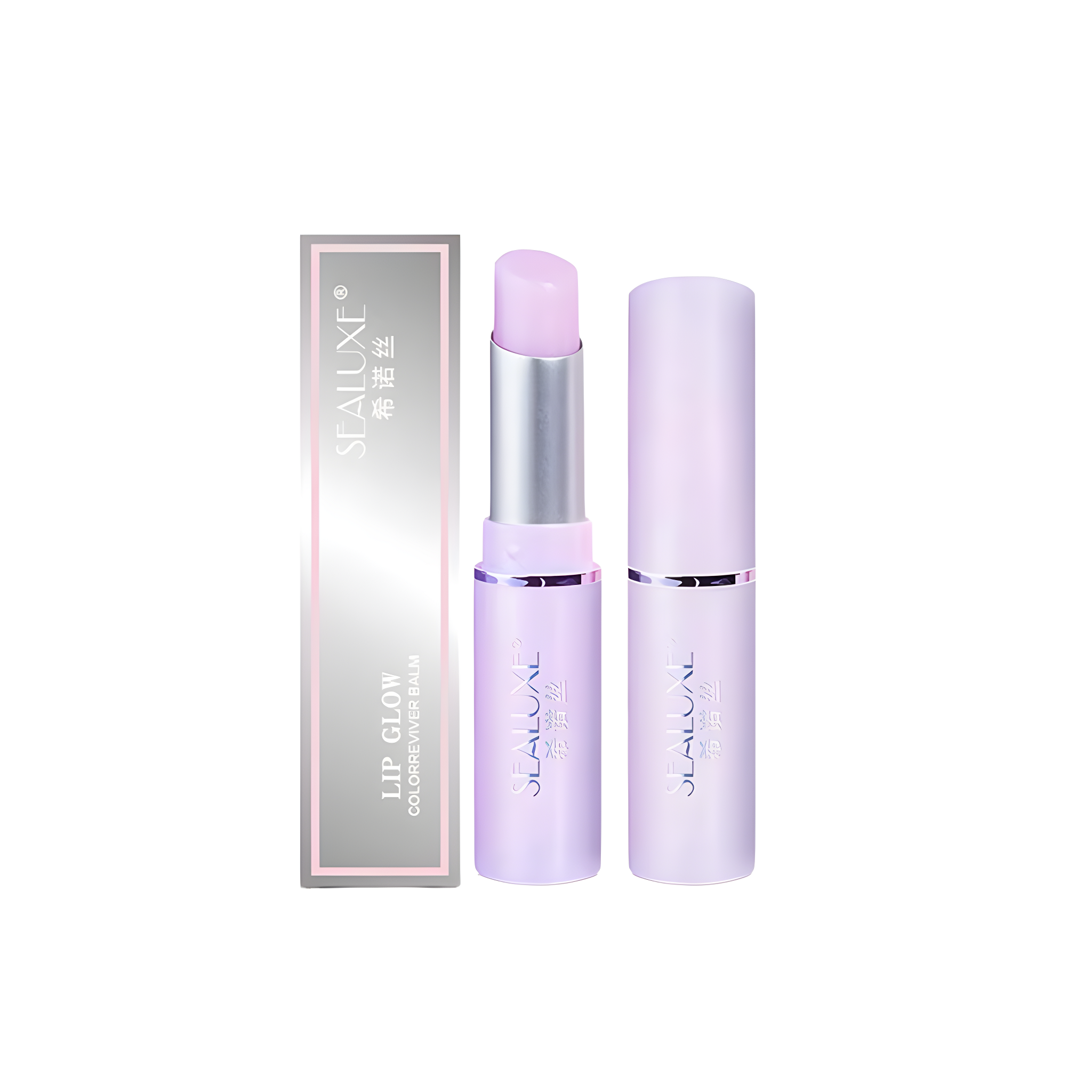 SEALUXE lip glow - 2,8 г Оттеночный бальзам - помада  для губ, (бледно-розовый).