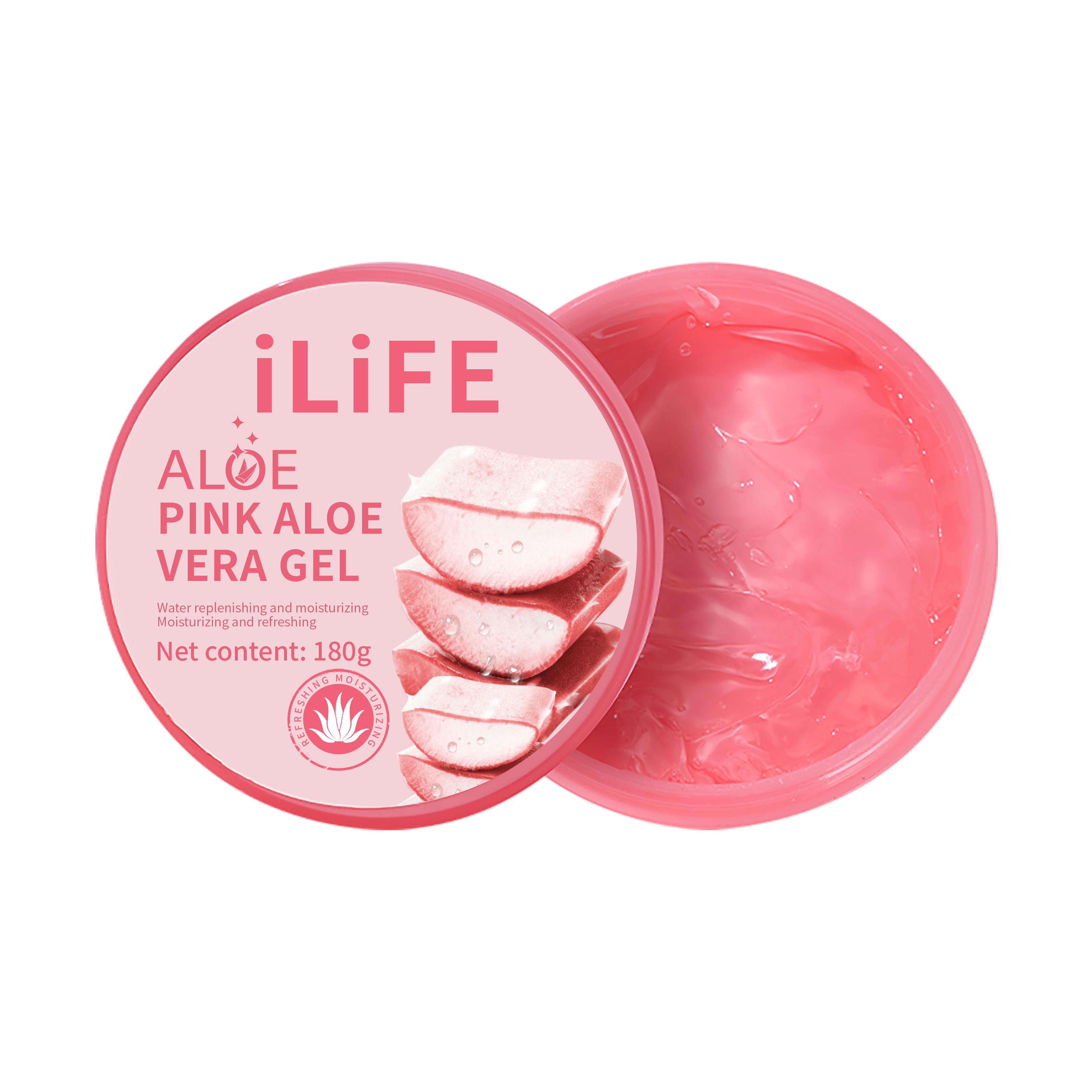 iLiFE Розовый гель алоэ вера